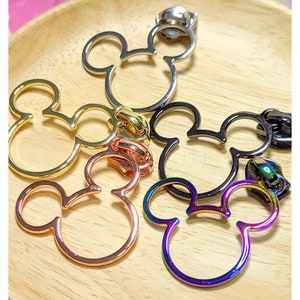 Size #5 Nylon Zipper - Mouse Head Outline