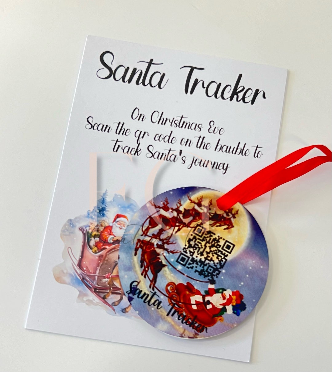 Santa Tracker QR Code NORAD Christmas Eve Etsy
