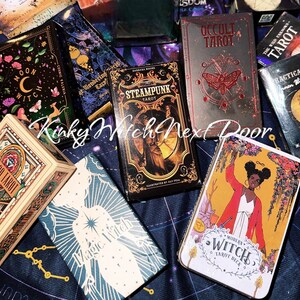 Pocket Tarot Deck-Pocket Oracle Deck, For On The Go Readings! EXACTLY Like Their Larger Counterparts, Just Easier To Handle & Carry!