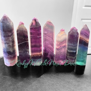 Rainbow Fluorite Tower/Rainbow Fluorite Point-Excellent Quality Healing Crystals