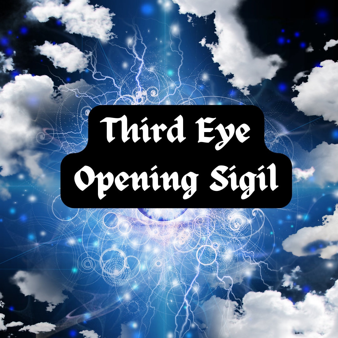 Third Eye Opening Sigil Open up Your Third Eye - Etsy