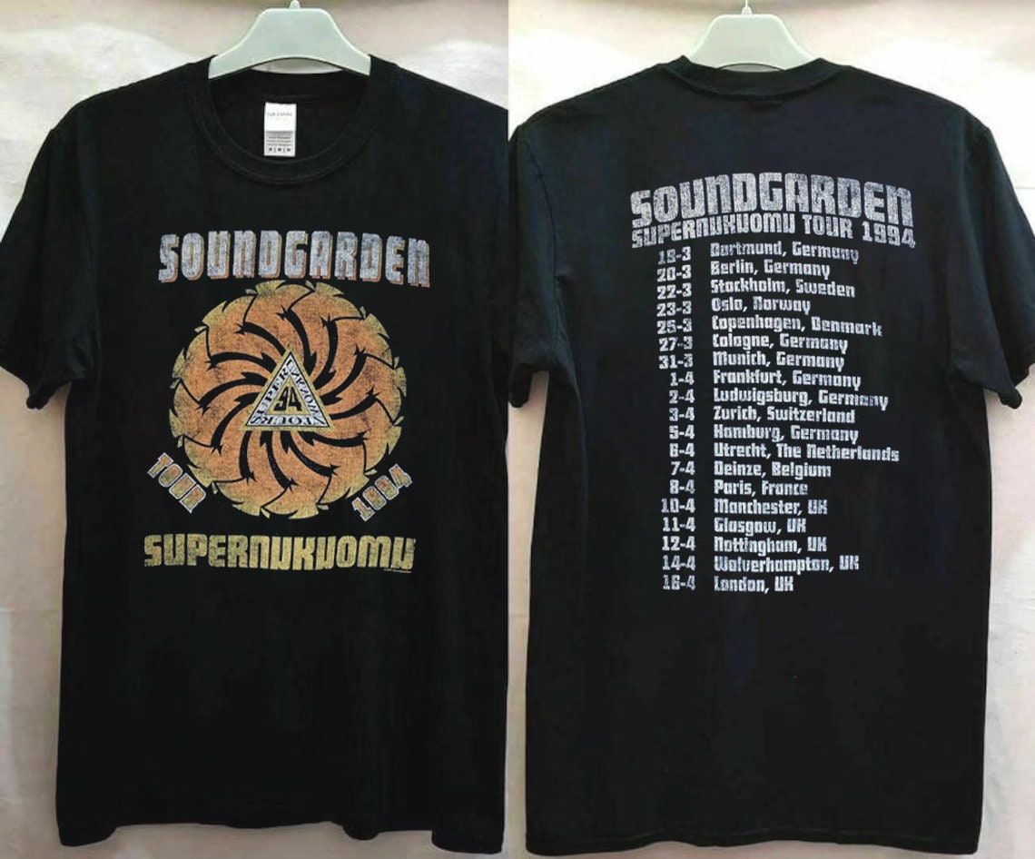 soundgarden tour shirt