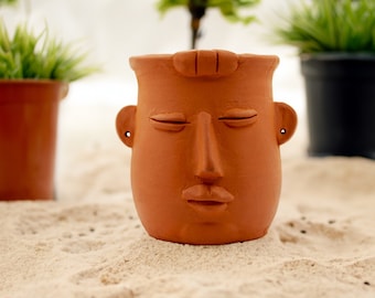 Cute Plant Pot-Plant Pot-Sitting Planter-Cute Planter-Planter Character-Indoor Planter-Cactus Planter-Succulent