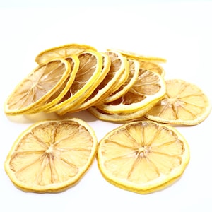 Dried Lemon Slices Natural Dried Fruits Dried Citrus Slices For Cocktail Garnish Dessert Decoration Tea Enhancer 4.0–5.5 cm (1.57–2.16&#39;&#39;)