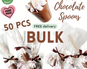 High Quality Belgian Chocolate Hot Chocolate Spoons Bulk Hot Chocolate Station Thank you bulk gifts