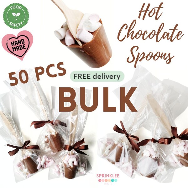 High Quality Belgian Chocolate Hot Chocolate Spoons Bulk Hot Chocolate Station Thank you bulk gifts