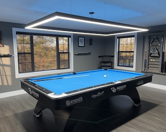 9FT-Perimeter LED Billiard Pool Table Light - Modern Design Game room light Pendant Chandelier