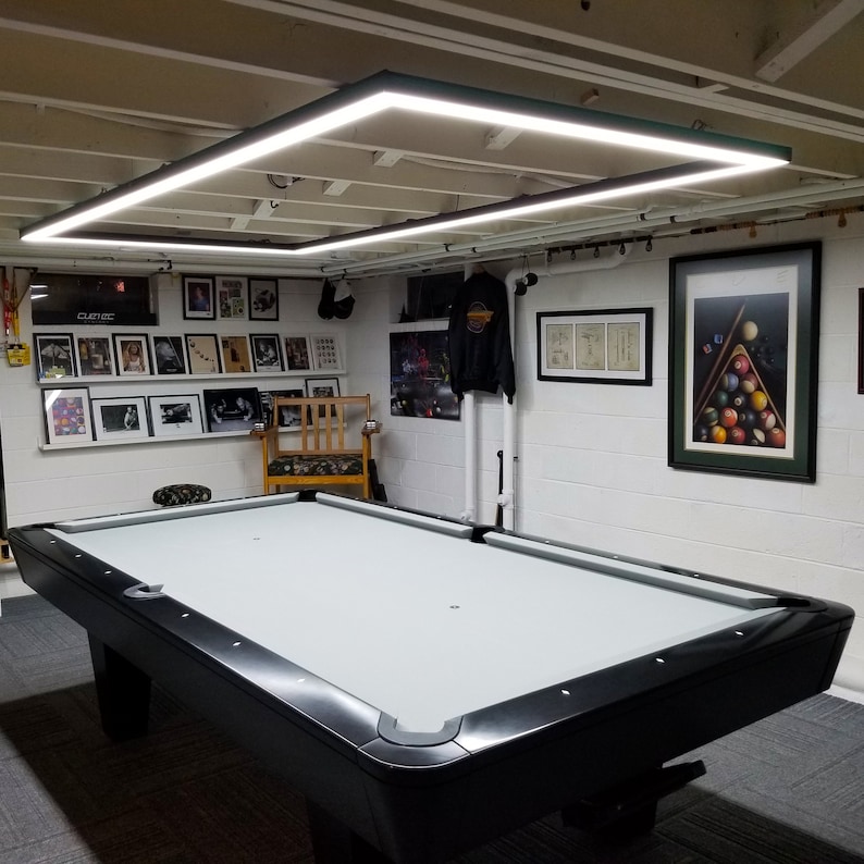Diamond pool table light LED