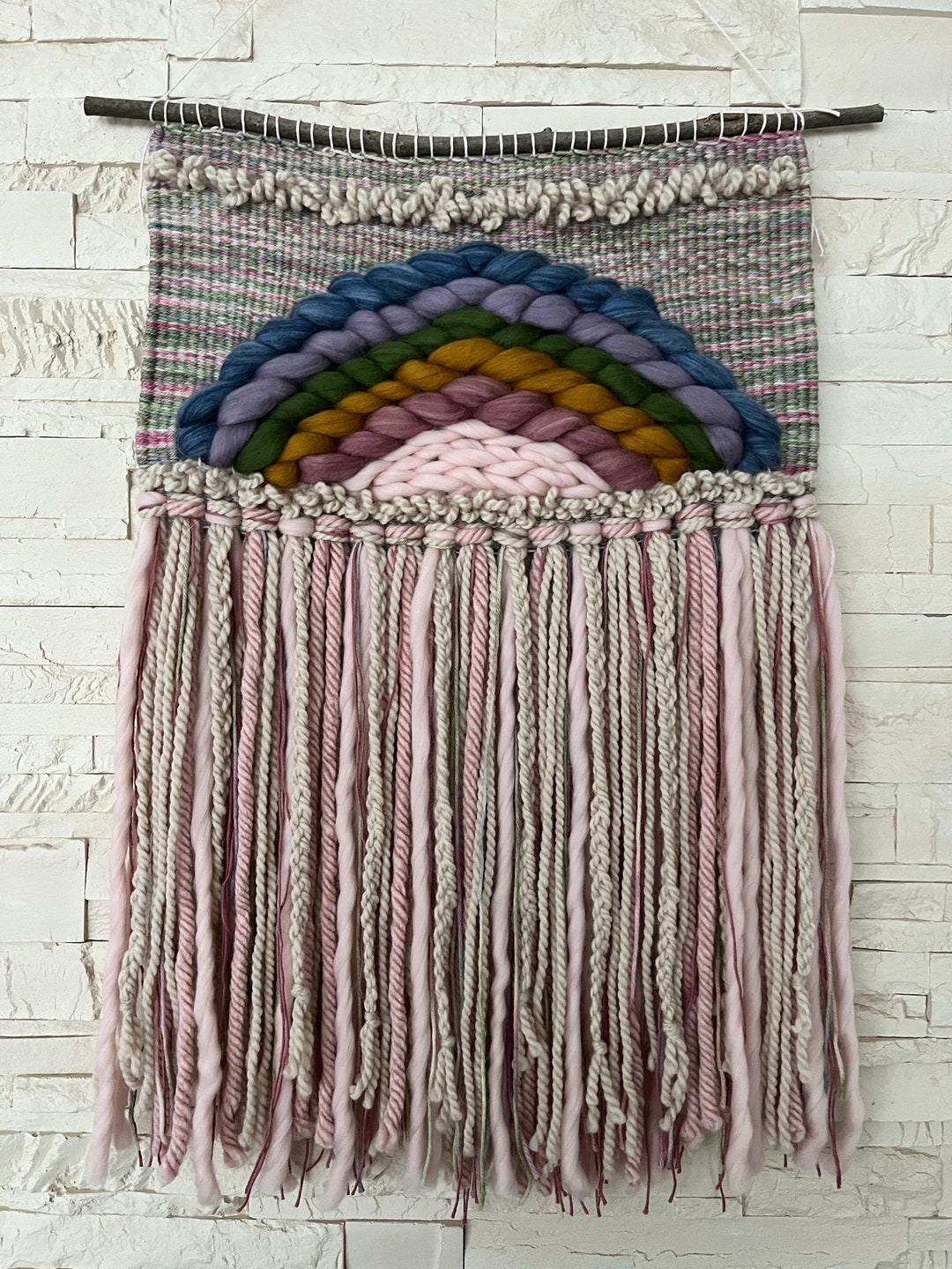 Image showcasing Woven Wall Hanging, Woven Decor, Woven Interior Decor, Woven Accessory ...