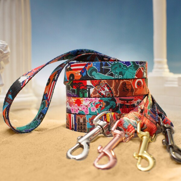 PRINTED DOG LEASH LIV A LITTLE