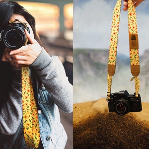 Flowers Camera Strap for Women, Personalized Camera Strap, Unique Gifts for Her, SLR Camera Strap, Floral Print Pattern Camera Strap