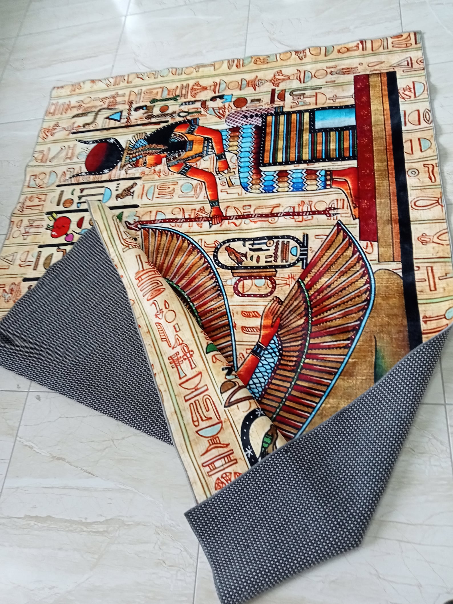 Egypt Rug Hieroglyph Rug Anubis Rug Ancient Rug Egyptian - Etsy