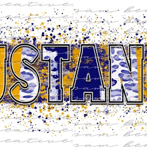 Mustangs leopard game day digital design / baseball softball football cheetah / sublimation png file design / instant digital download