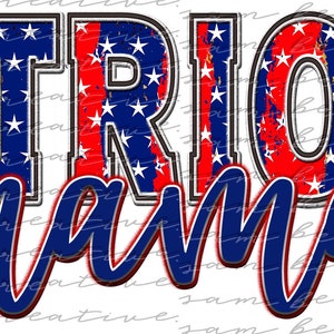 Patriots mama patriotic digital design / cheer football softball baseball game day / sublimation png file / instant digital download