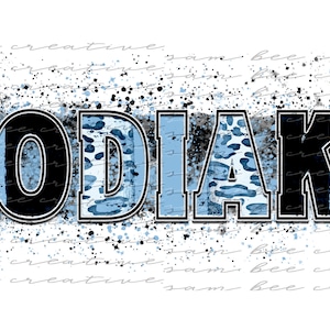 Kodiaks game day digital design / leopard cheetah splatter baseball softball football / sublimation png file / instant digital download