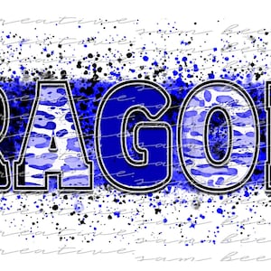 Dragon leopard game day digital design / black royal cheetah / sublimation png file design/instant digital png download/great for all sports