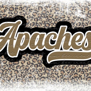 Apachen retro Distressed Leopard digitales Design / Sublimation png Datei / instant digital download / Apachen Leopard Design / Apachen retro