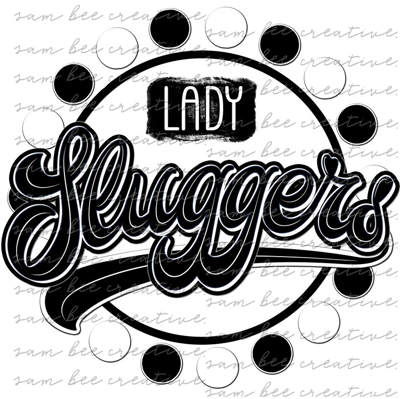 Sluggers Text Lady Sluggers Leopard Round Game Day Digital Design / Sublimation Png ...