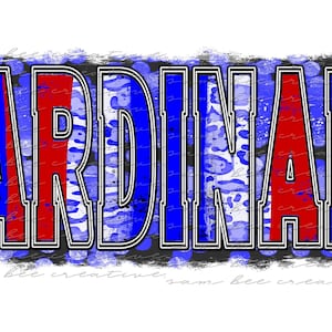 Cardinals red blue digital design / cheetah leopard game day cardinals baseball softball / sublimation png file / instant digital download