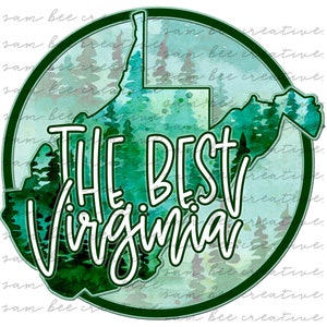 El mejor diseño digital de virginia / wv west virginia mountain forest marshall herd / sublimación png archivo / sublimación descarga digital
