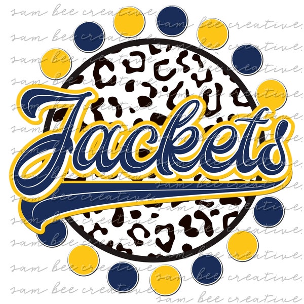 Jackets leopard round digital design / retro vintage jackets baseball softball cheetah / sublimation png file / instant digital download