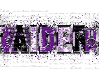 Raiders Leopard Pinselstrich digitales Design / Raiders Fußball Design / Sublimation png digitaler Download / direkter digitaler Download