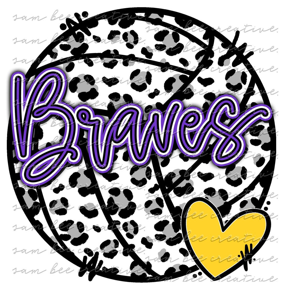 Braves Game Day Digital Design / Leopard Football Basketball Volleyball