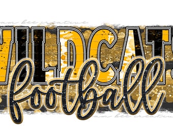Wildkatzen Fußball Leopard Pinselstrich digitales Design / Gepard Paint Splatter Spieltag / Sublimation Png Datei / sofortiger digitaler Download