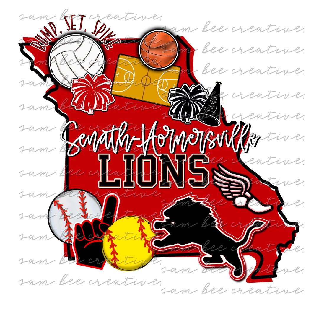 Senathhornersville Lions Missouri State Pride Digital Design Etsy
