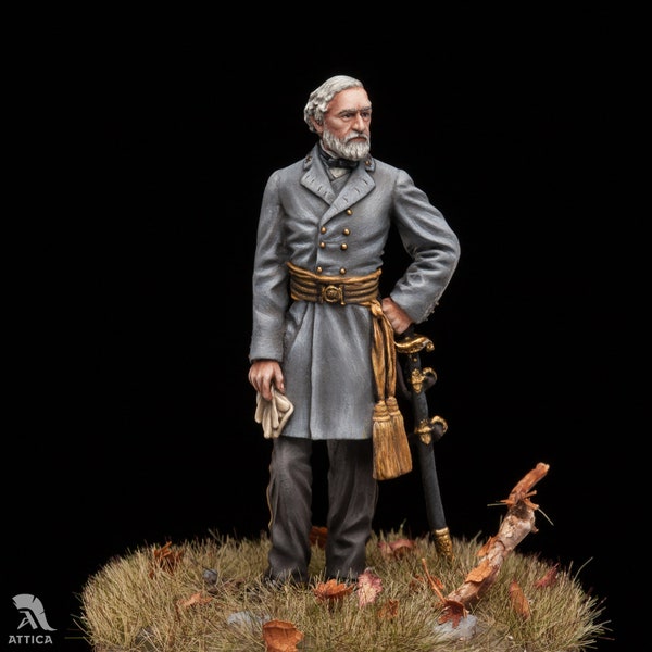 General Robert E. Lee Painted Toy Soldier Miniature 54mm 1:32 Figure Pre-Sale | Art Level