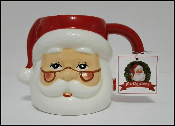 Santa Figural Mug, 16 Oz.
