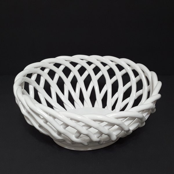 Ceramic Bread Basket Etsy