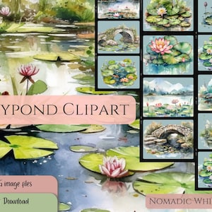 Lily Pond Clipart