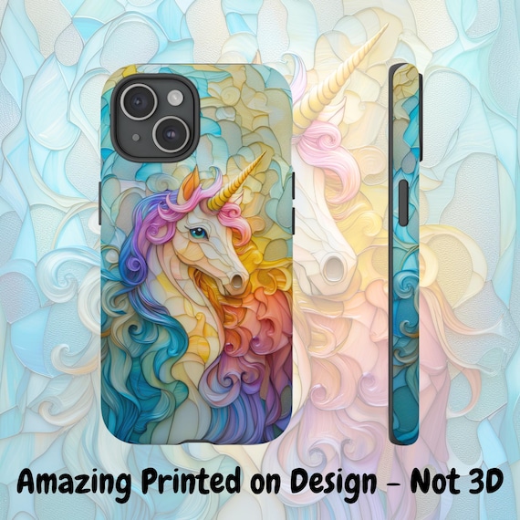 Rainbow Unicorn Phone Case iPhone 16 15 14 13 12 Pro Max 8