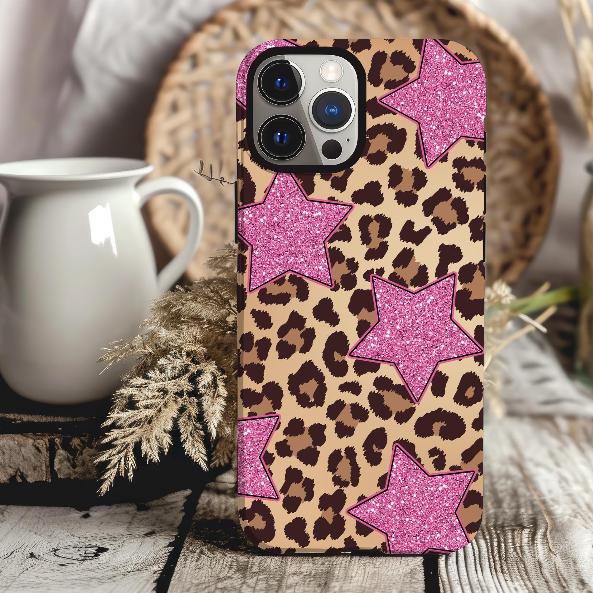 iPhone・スマホケース Society6 Leopard National Flag IV by M Studio Leopard Print Phone Case Cheetah Cover for iPhone 16 Pro Max