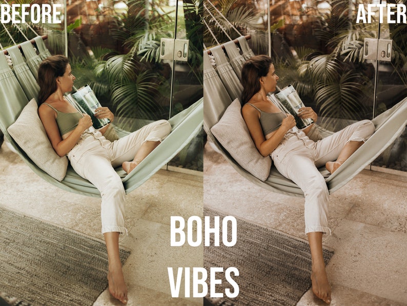 10 BOHO VIBES PRESETS Mobile & Desktop Rustic Presets Bohochic