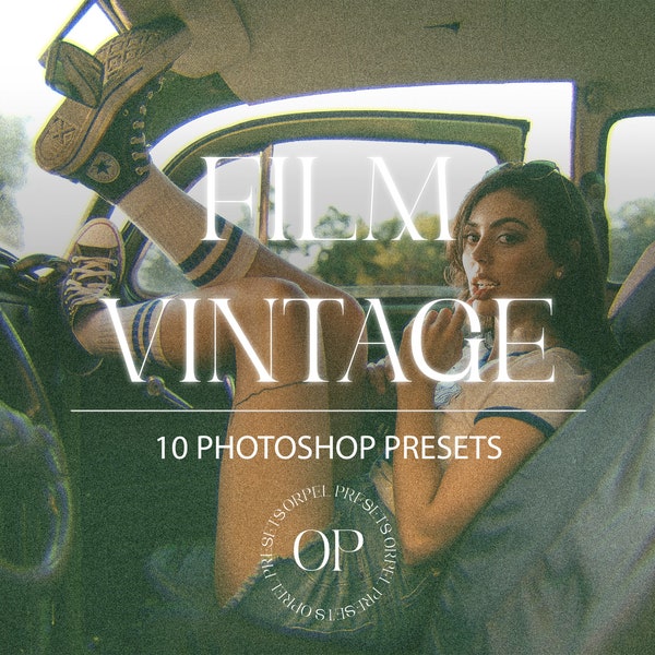 10 VINTAGE FILM PRESETS mobile & desktop | Instagram Presets | Kodak Presets | minimal preset | Influencer Blogger Preset |