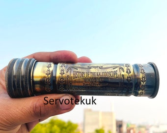 Brass Kaleidoscope: Antique Reproduction Maritime Toy Gift