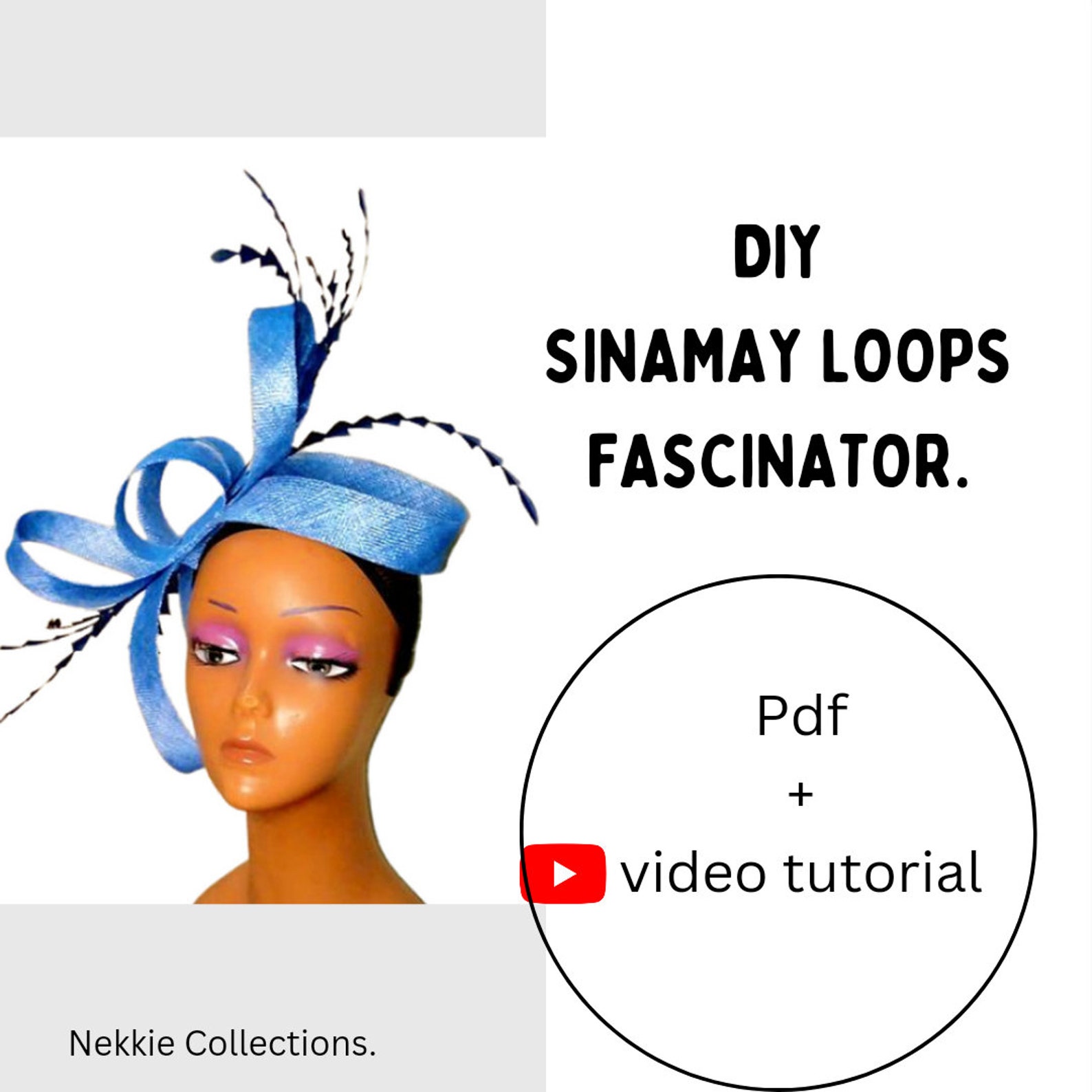 Fascinator Tutorial Fascinator Pattern Millinery Book Etsy