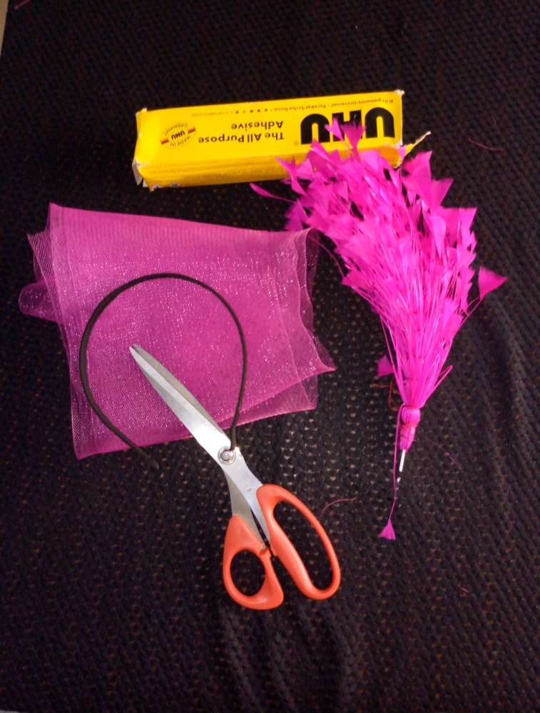 Fascinator Diy How to Make Fascinator Crinoline Fascinator Etsy