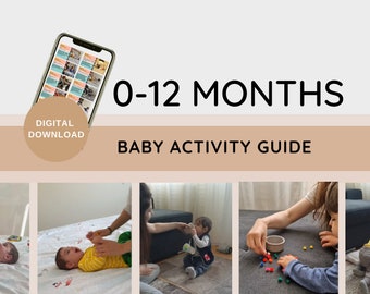 0-12 Months Educational Play Activities GUIDE, Early Development Learning Resources For New Parents, 360-day VIDEO Plan With 2880 Activities
