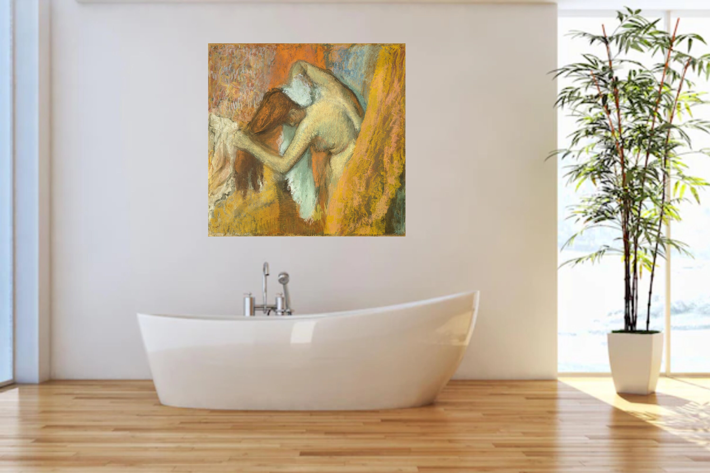Woman at Her Toilette, Antique Artwork, Woman Portrait, Vintage ...