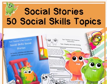 50 storie sociali - Lezioni e attività sulle abilità sociali - A turno e altro ancora