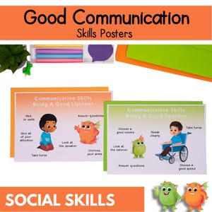 Good Communication Skills Posters - Classroom Printable