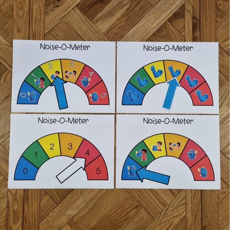 noise-o-meter-noise-level-management-visual-volume-tracker-tool-etsy for Free Printable Noise Meter For Classroom Noise O Meter - Noise Level Management & Visual Volume Tracker Tool - Etsy for Free Printable Noise Meter For Classroom