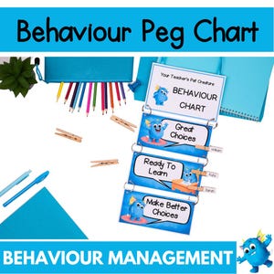 Whole Class Behaviour Peg Chart - Visual Reward Tracker