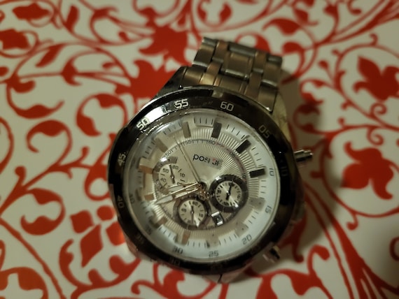 Rare Find 1990 s Positif QUARTZ Men s Wrist Watch Original Banding Excellent Condition Not Working Spares or Repair Etsy Australia