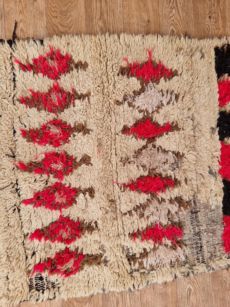 2x6 Ft, Small Runner , , Washable Vintage Rug, Bohemian Carpet, Old