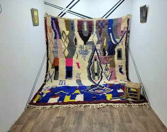 Handmade Wool Moroccan Rug: Custom Beni Ourain Style