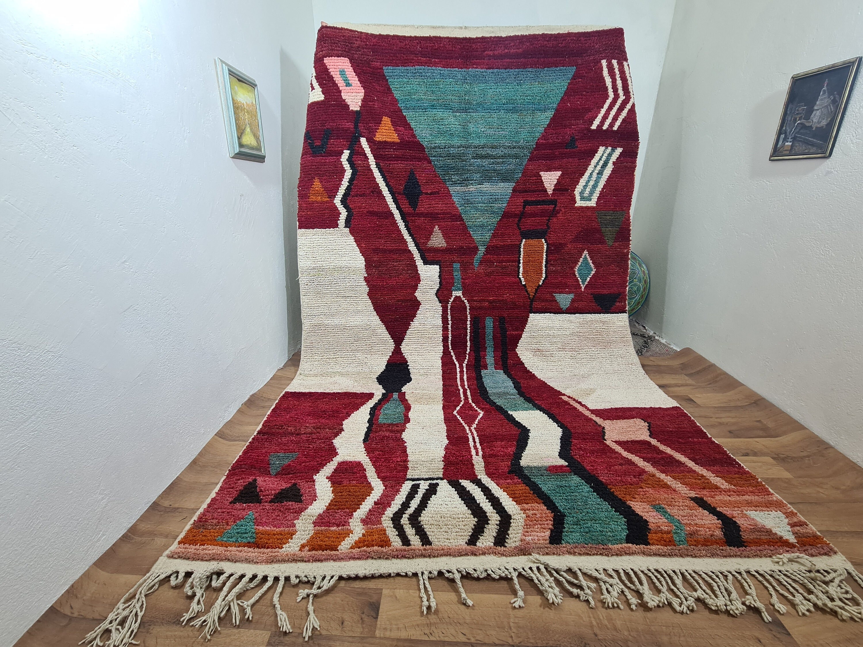 Custom Moroccan rug, handmade home decor, azilal rug , rug for bedroom aesthetics.  Carpet for living room, Traditional Carpet ,moroccan rug